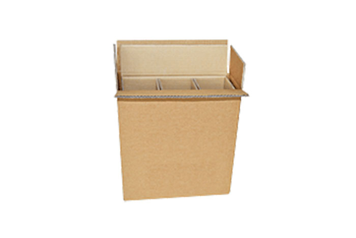 3er-Flaschenverpackung mit Inlay